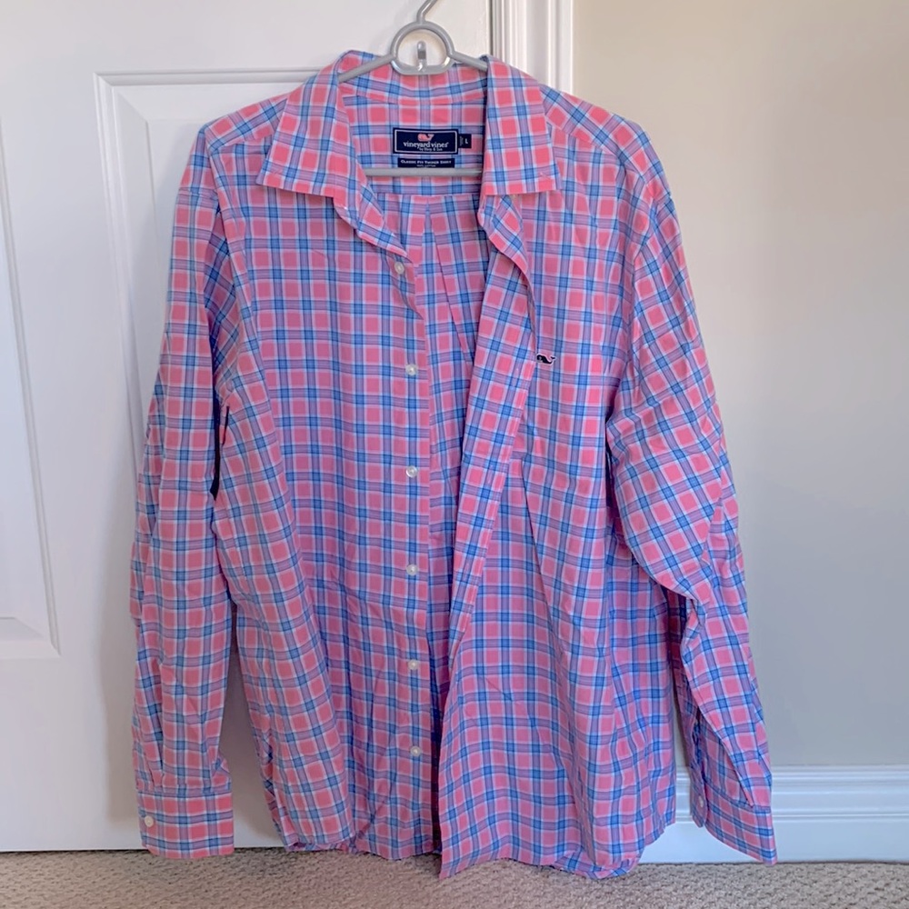 Vineyard Vines Classic Fit Tucker Shirt, size L
